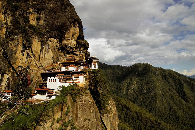 Bhutan mountain temple